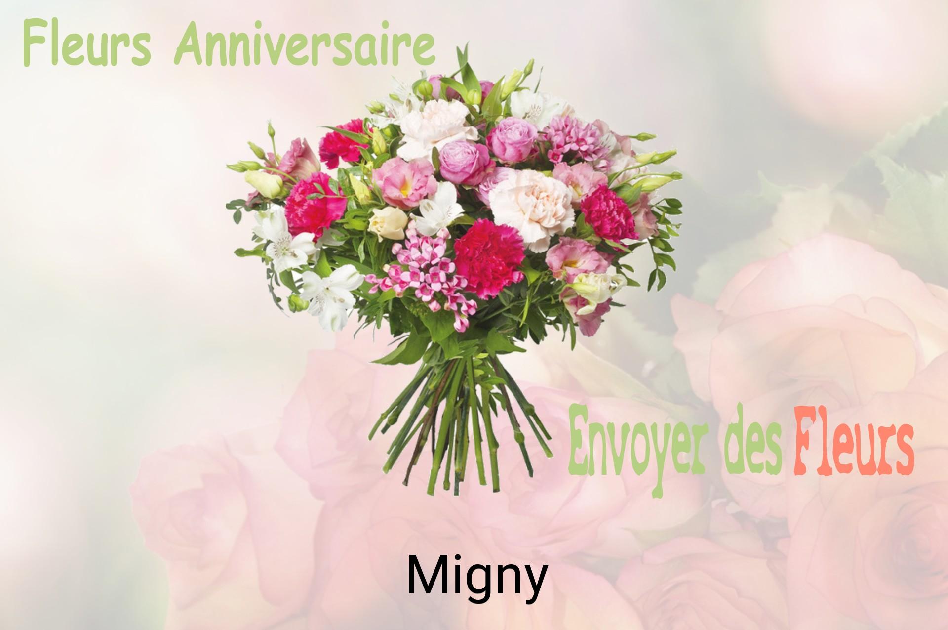 Bouquet de fleurs d’anniversaire livré à Migny